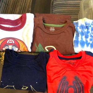 Set of 5 boys t shirts